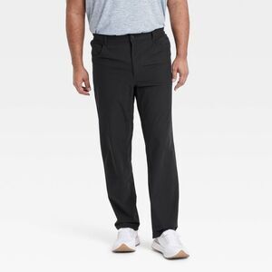 All In Motion - Men's 360 Lifestyle BIg 5-Pocket Golf Pant - All I Black